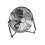 Ventilateur chromé 55W - 3 vitesses - diamètre 30 cm