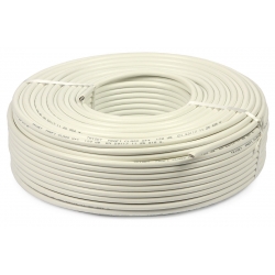 CABLE 3x1.5 mm - BLANC SOUPLE / Roll 50M