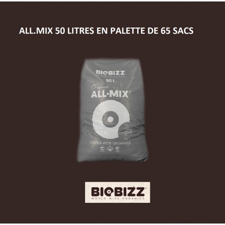 Palette 65 sacs ALL MIX 50L - BioBizz - Jardins Alternatifs