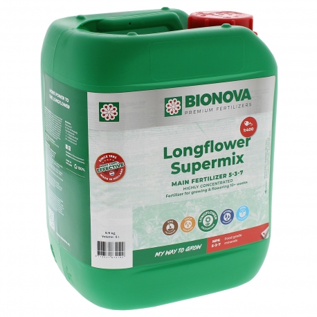 Engrais Longflower Bio Nova en bidon de 5 litres
