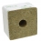 Cube de laine de roche Grodan 10x10cm - trou 2.7cm