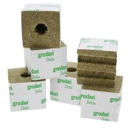 50 Cubes De Laine De Roche Hydroponique 2.5x2.5x2.5 Cm - Pour Bouturage, Germination Et Culture