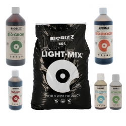 Pack Light.Mix 50 litres Biobizz + engrais