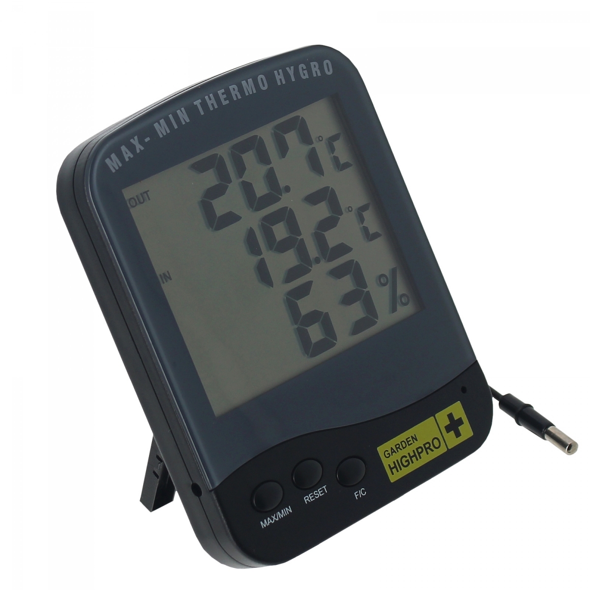 Thermomètre-hygromètre numérique avec sonde – Scale area