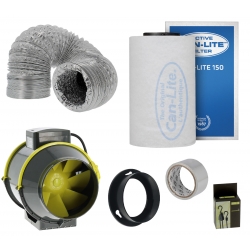 Pack anti-odeurs Can-Lite 150 + extracteur TT Max 187m3/h 