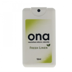 ONA Spray CARD senteur FRESH LINEN - 12ml