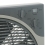 Ventilateur plat carré 50W 3 vitesses avec grille rotative
