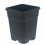 Pot carré noir 5 litres - 18x18x22cm