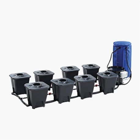 Système IWS R-DWC Pro 8 pots avec Timer - réservoir 250 litres