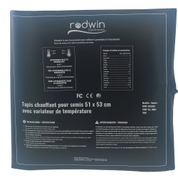 Tapis chauffant 40W - Avec variateur - RODWIN Electronics
