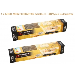 Pack lampes AGRO 250W FLORASTAR - 50% sur la 2ème
