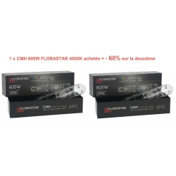 Pack lampes CMH 600W Florastar - Xtrem PAR Output 4000K