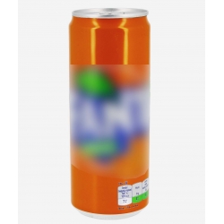 Cachette canette de soda orange - 33cl 