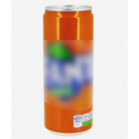 Cachette canette de soda orange - 33cl 