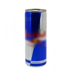 Cachette canette de boisson énergisante - Bleu & Gris - 25cl
