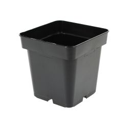 POT CARRE NOIR 1L - 11x11x11 cm