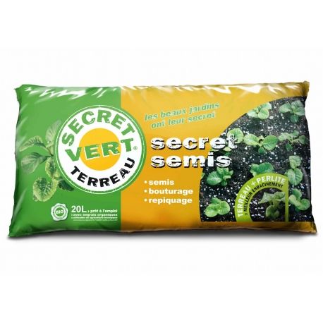 Terreau de semi UAB - Secret Vert - sac de 20L