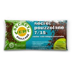Pouzzolane rouge/brun 7/15 UAB - Sac de 6L
