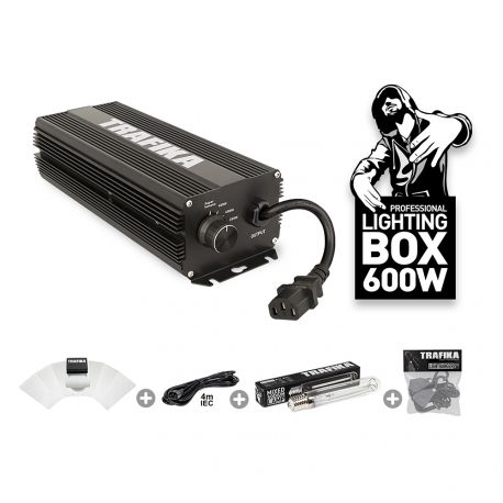 Kit d’Éclairage Digital 600W – TRAFIKA | Ballast Numérique, Ampoule HPS, MH