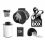 KIT D’EXTRACTION 125 mm / 460 m³/h – TRAFIKA | Extracteur d’Air Double Vitesse, Filtre à Charbon Actif, Gaine Flexible
