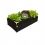 Jardinière en feutre géotextile noir GREENCUBE - Bac de 122x61x46cm - Tube PVC Ø20