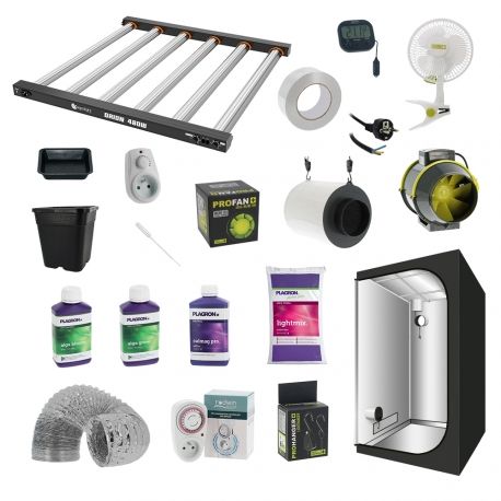 KIT COMPLET DE DEMARRAGE - GREENCUBE 150x150cm - AGROLIGHT LED 480W