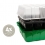 Lot de 4 mini-serres M - 36x22x13 cm - Romberg