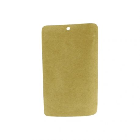 Pack de 50 sachets zip kraft / transparent 8,5 x 13 cm – QNUBU