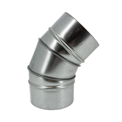 Coude à 45° en aluminium - Ø125mm pour gaine de ventilation