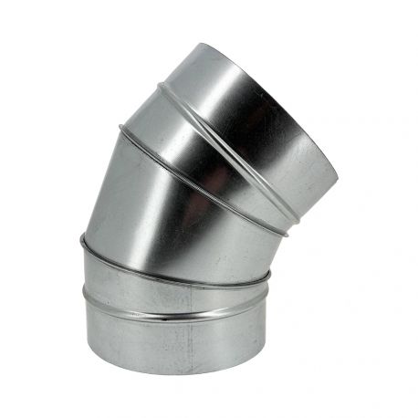 Coude à 45° en aluminium - Ø200mm pour gaine de ventilation