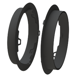 2x Mobile Ducting Flange Ø315 mm - Secret jardin