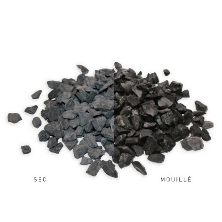GRAVIER CONCASSES noir ébène 12/16- Sac de 20kg