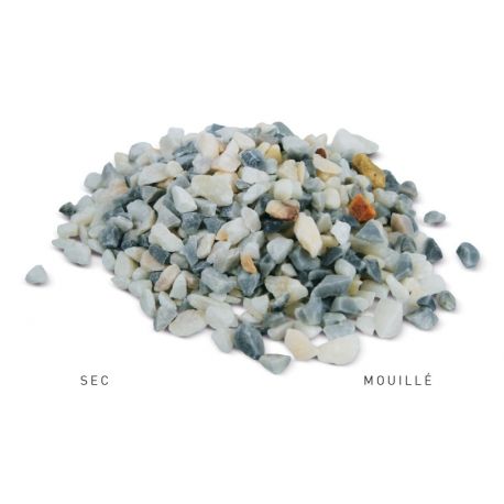 GRAVIER CONCASSES MELBOURNE - Mix gris/bleu/blanc 6/12 - Sac de 20kg