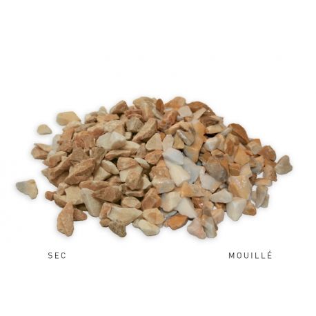 GRAVIER CONCASSES JAUNE SIENNE 12/16- Sac de 20kg