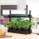 Mini potager urbain avec rampe LED 1x8W - Noir - GARLAND
