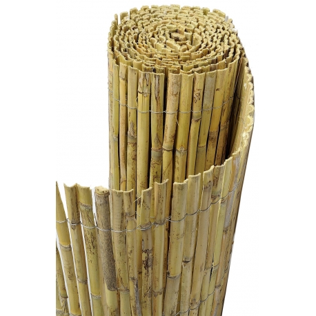 Brise-vue en roseau refendu naturel - 200X500cm. Occultation jardin