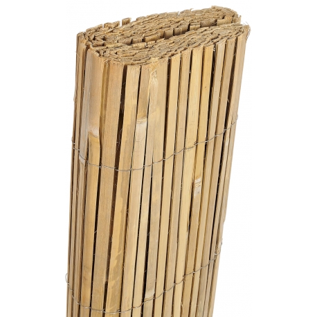 Brise-vue en bambou refendu naturel 200x500 cm. Occultation jardin