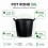 POT ROND PLASTIQUE 50 L - avec poignée -