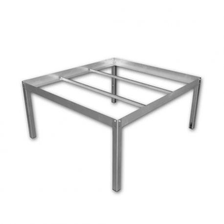 Support table de culture 110 x 100 cm. Structure stable pour table à marée et systèmes hydroponiques