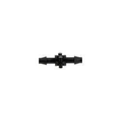 Raccord droit cannelé pour tuyau capillaire 4/6 mm