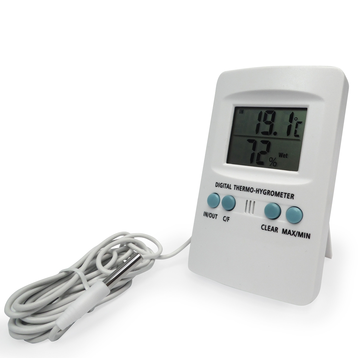 Thermomètre / Hygromètre digital int./ext. - A sondes filaires déportées