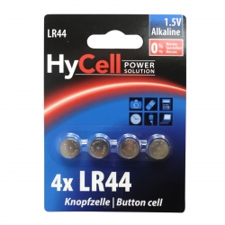 BLISTER 4 PILES BOUTON - (LR44) HYCELL